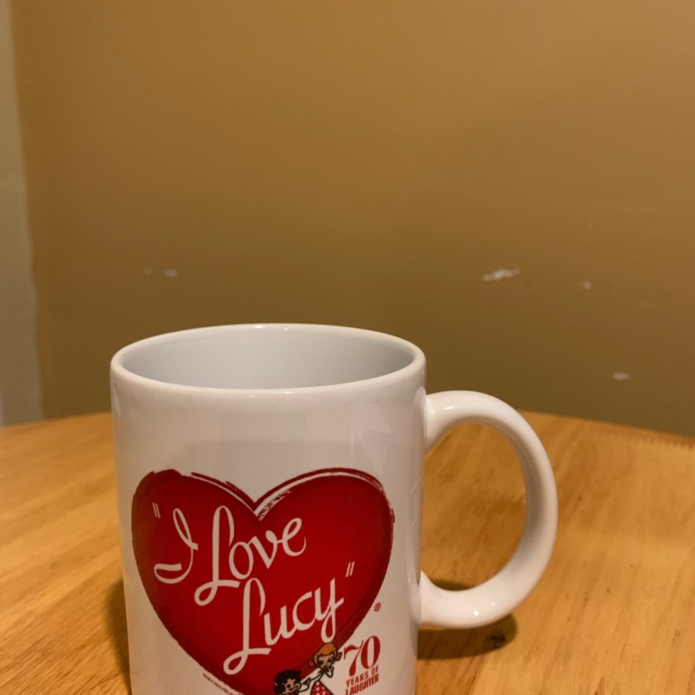 I Love Lucy Coffee Mug “ 70 Years Of Laughter “